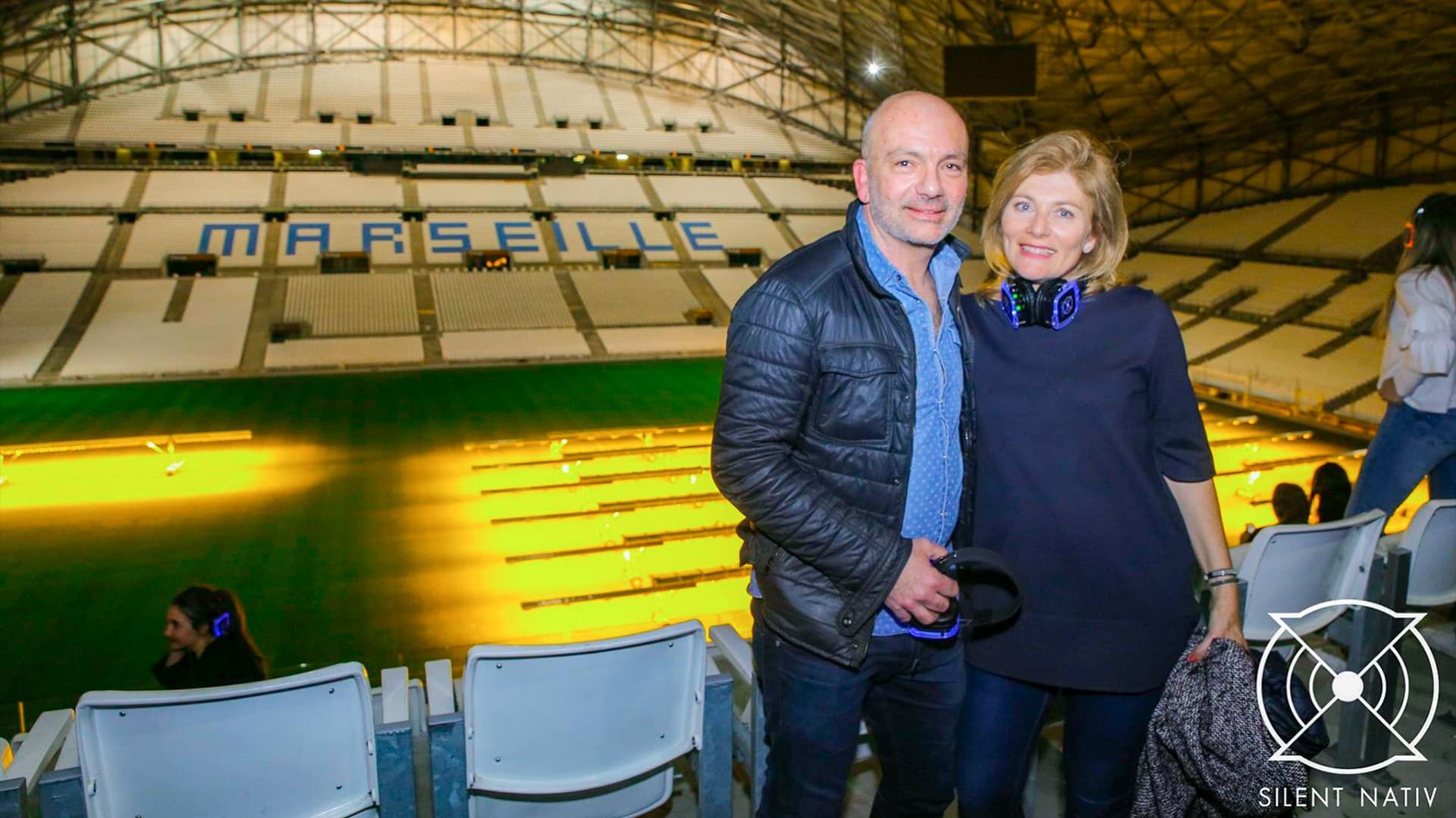 Silent party au Stade Vélodrome